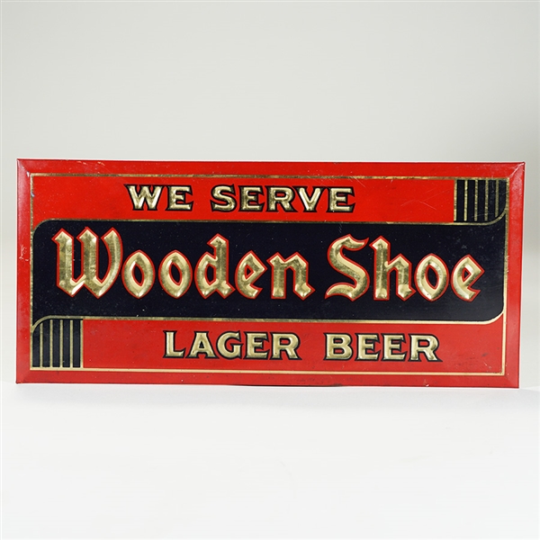 Wooden Shoe Lager Beer TOC Sign 