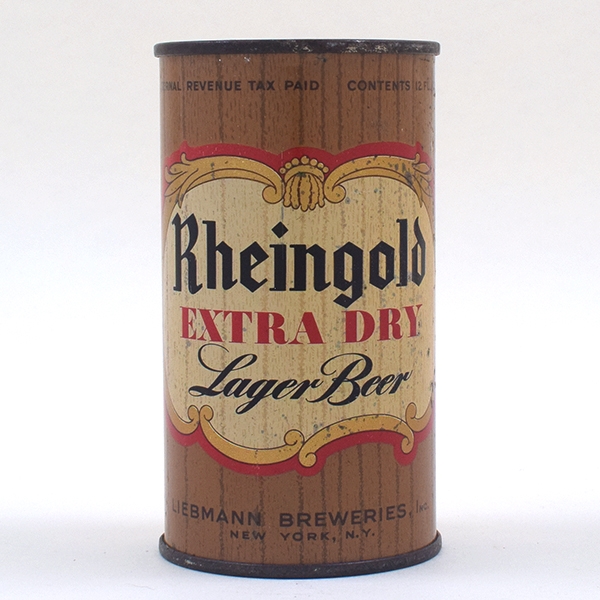 Rheingold Beer Woodgrain Flat Top 124-1