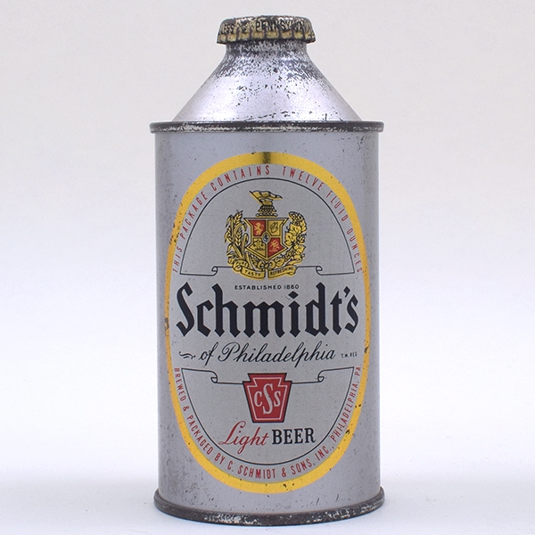Schmidts Beer Cone Top CAP-SEALED L185-7