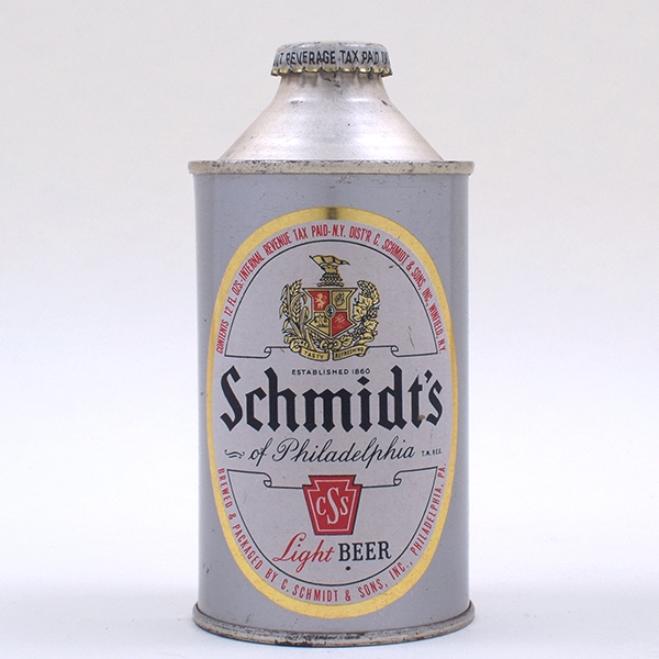 Schmidts Beer Flat Bottom Cone Top 185-4