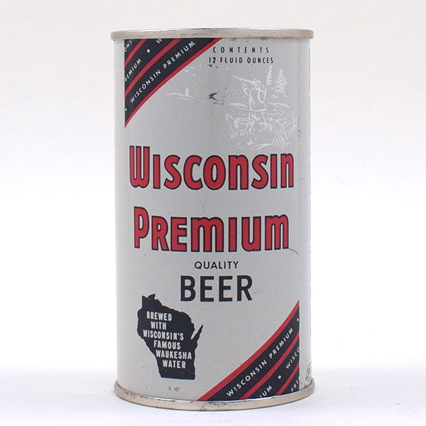 Wisconsin Premium Beer Flat Top METALLIC 146-26