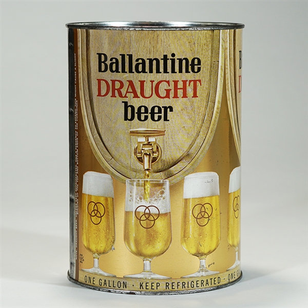 Ballantine Draught Beer Gallon Can