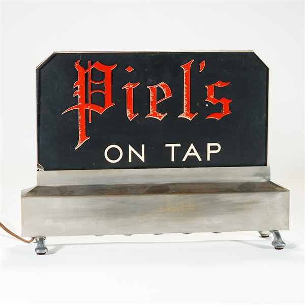 Piels ON TAP Etched Glass GILLCO Illuminated Sign