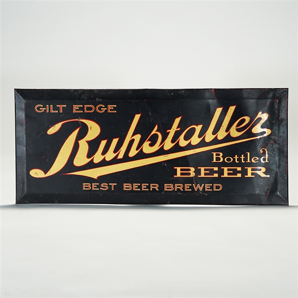Ruhstaller Gilt Edge Bottled Beer TOC Advertising Sign
