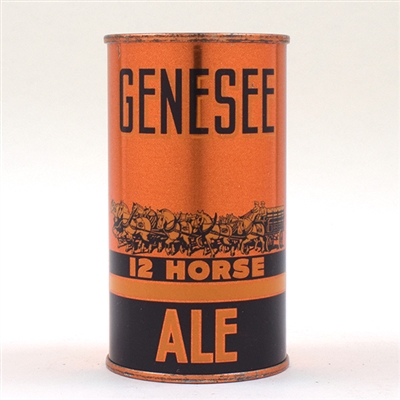 Genesee 12 Horse Ale Opening Instruction Flat Top 68-17 -SHARP-