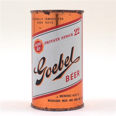 Goebel Beer Flat Top DETROIT 70-40
