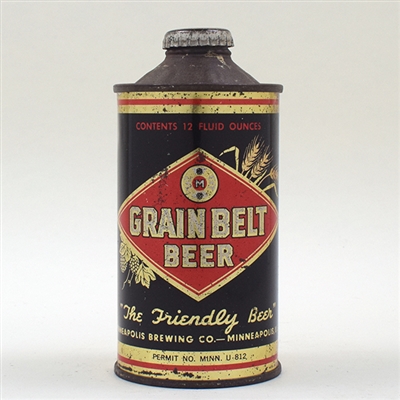 Grain Belt Beer Cone Top DNCMT 4 PERCENT 166-31
