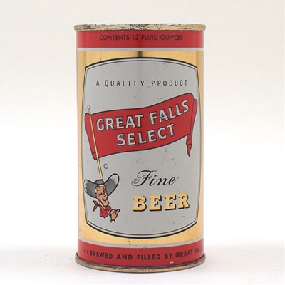 Great Falls Select Beer Flat Top NIEO 4 PERCENT 74-23