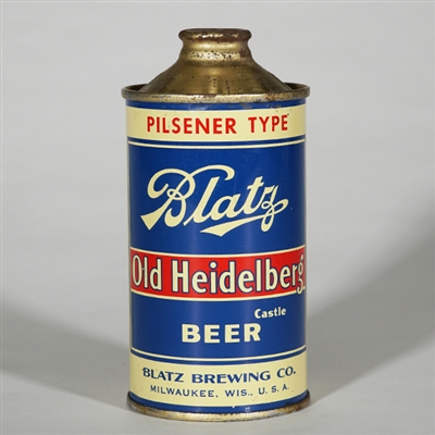 Blatz Old Heidelberg Castle Beer Cone Top LIKE 153-20