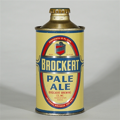 Brockert Pale Ale J-Spout Cone Top 154-24 -SHARP-