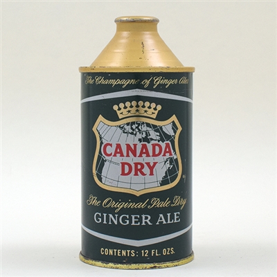Canada Dry Ginger Ale Cone Top