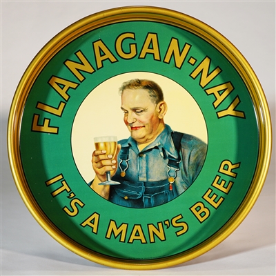 Flanagan-Nay Mans Beer Tray -MINTY-