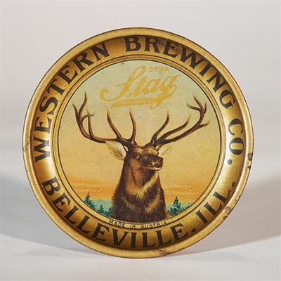 Western Brewing  Stag Tip Tray