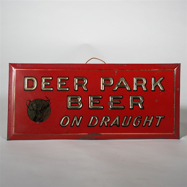 Deer Park Beer On Draught TOC Sign