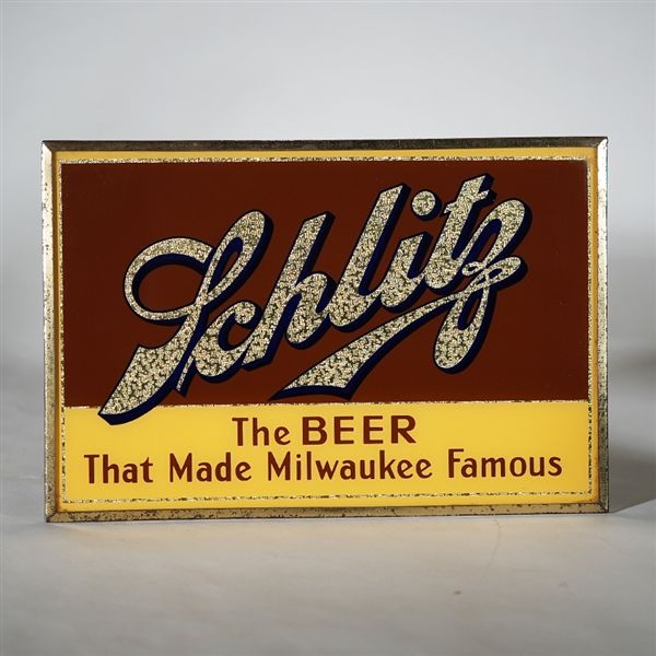 Schlitz Beer That Made Milwaukee Famous ROG Sign