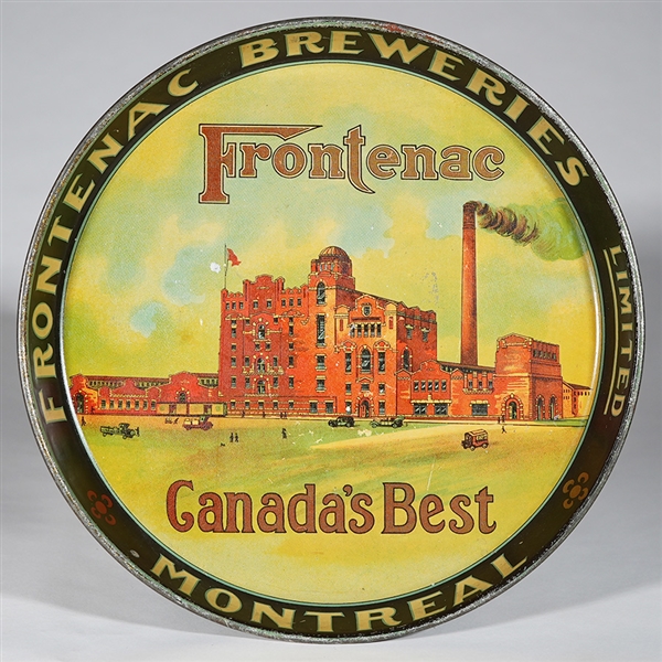 Frontenac Canada Best Factory Scene Advertising Tray