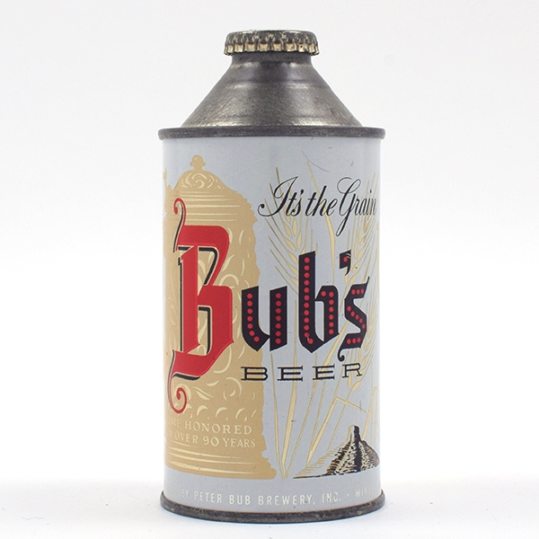 Bubs Beer Cone Top 155-2 -EXCEPTIONAL EXAMPLE-