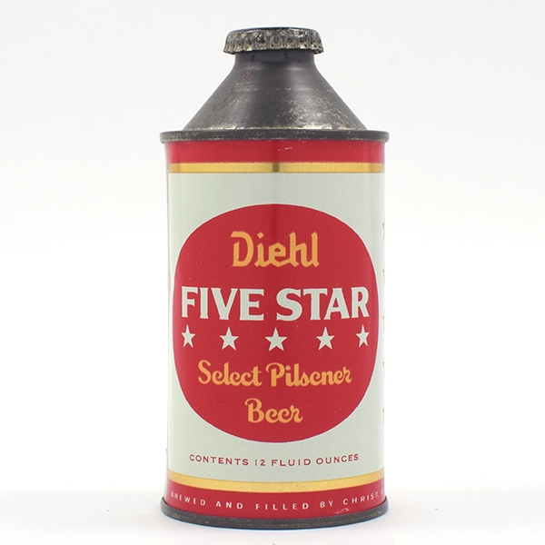 Diehl Five Star Beer Cone Top 159-17 -MINTY-