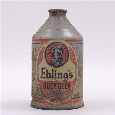 Eblings Bock Beer Crowntainer Cone Top 193-17