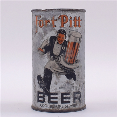 Fort Pitt Beer Running Waiter LONG OPENER Flat Top 64-27