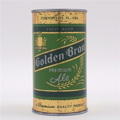 Golden Brau Ale Flat Top NO GB IN SHIELD 72-20