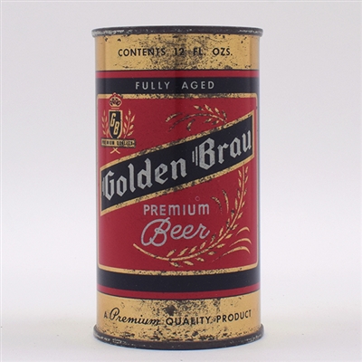 Golden Brau Beer Flat Top GB IN SHIELD 72-21