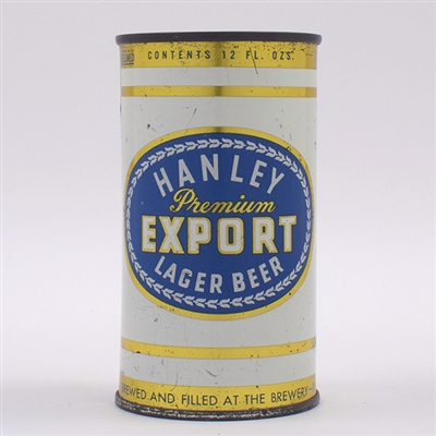Hanley Export Beer Flat Top ENAMEL BLUE 80-8