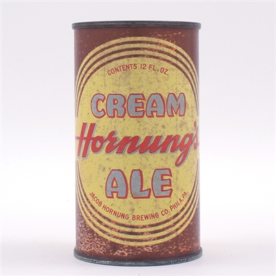Hornungs Ale Opening Instruction Flat Top 83-32
