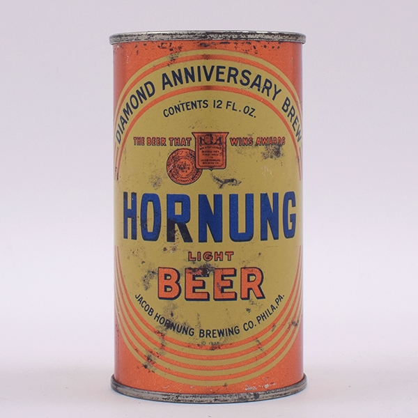 Hornung Beer Opening Instruction Flat Top IRTP Unlisted