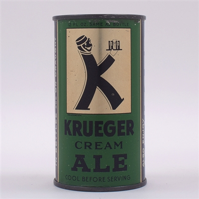 Krueger Ale Opening Instruction Flat Top 89-28