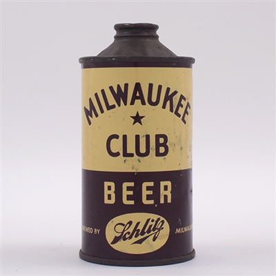 Milwaukee Club Beer Cone Top 4 PERCENT 173-30