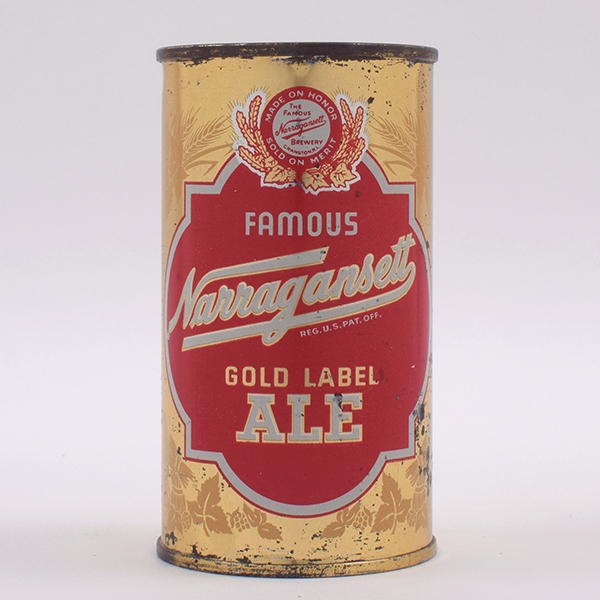Narragansett GOLD LABEL Ale Flat Top 101-18