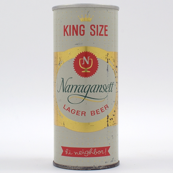 Narragansett Beer Pint Zip Top CONTINENTAL 157-11