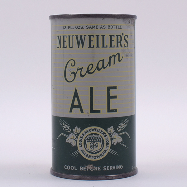 Neuweilers Cream Ale GRAY Opening Instruction Flat 102-32