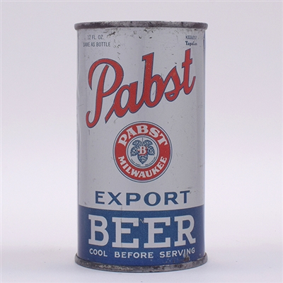 Pabst Export Beer Opening Instruction Flat Top 111-9