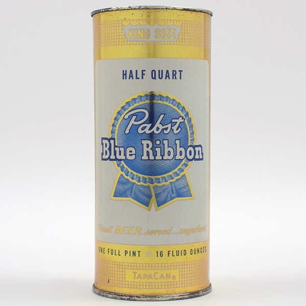 Pabst Blue Ribbon Beer Pint Flat Top 233-24