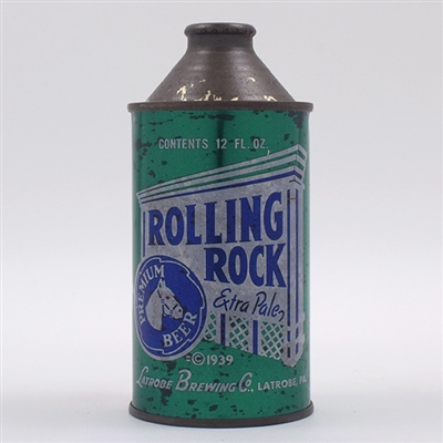 Rolling Rock Beer Cone Top 182-8