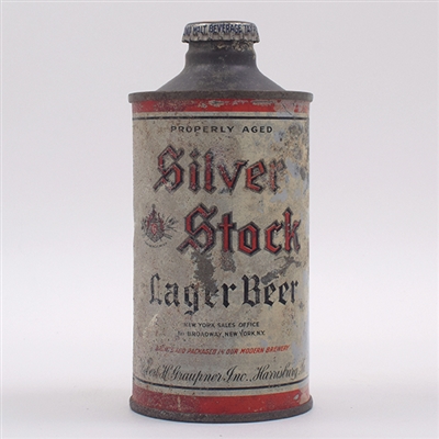 Silver Stock Beer Cone Top 185-23