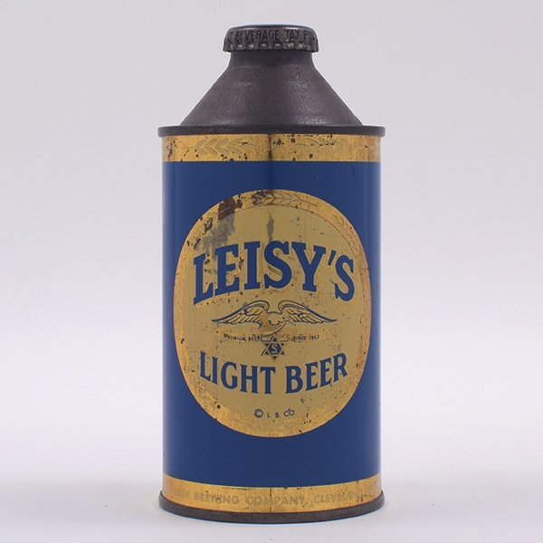 Leisys Beer Cone Top FINER FLAVOR ON SIDE Unlisted
