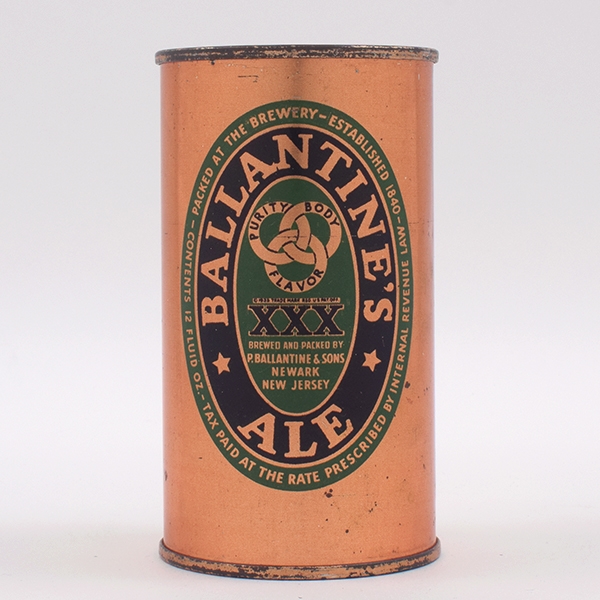 Ballantines Ale 1940-1940 Flat Top 33-8