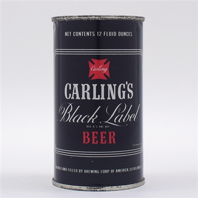 Carlings Black Label Beer Flat Top 38-12