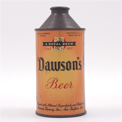 Dawsons Beer Cone Top 159-6