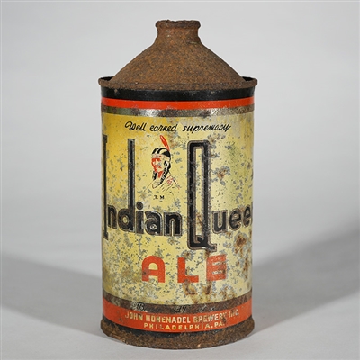 Indian Queen Ale Quart Cone Top 212-2
