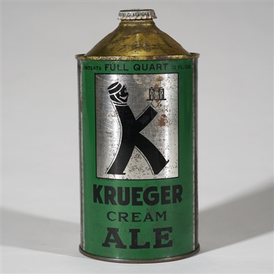 Krueger Cream Ale Quart Cone Top 213-12