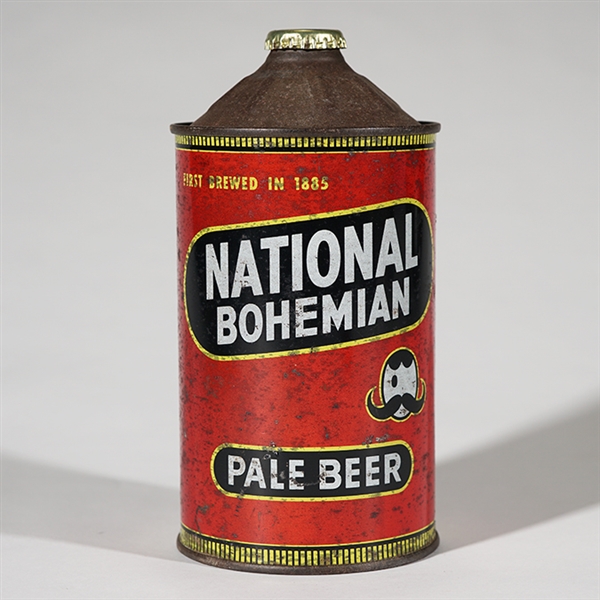 National Bohemian Pale Beer Quart Cone 215-4
