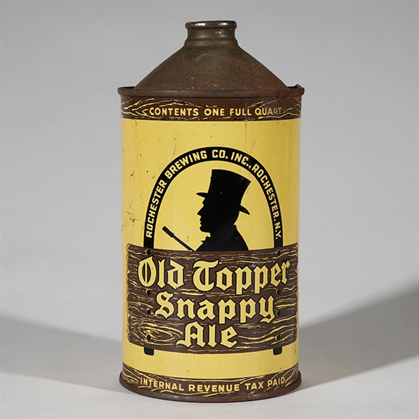 Old Topper Snappy Ale Quart Cone 216-10