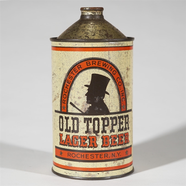 Old Topper Lager Beer Quart Cone 216-11
