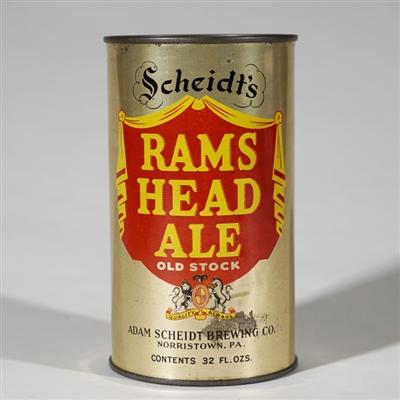 Rams Head Ale Quart FLAT Top 217-17