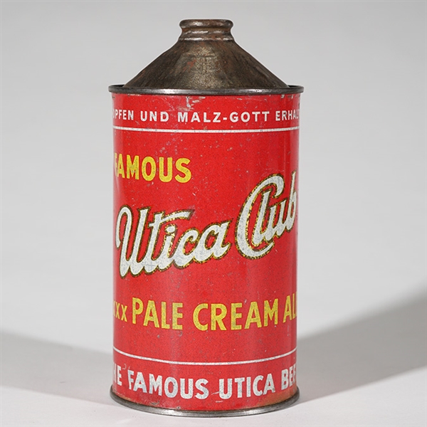 Utica Club PALE CREAM ALE Quart Cone 220-6