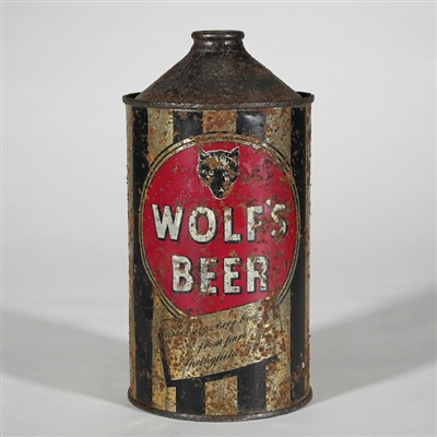 Wolfs Beer Quart Cone Top 221-1
